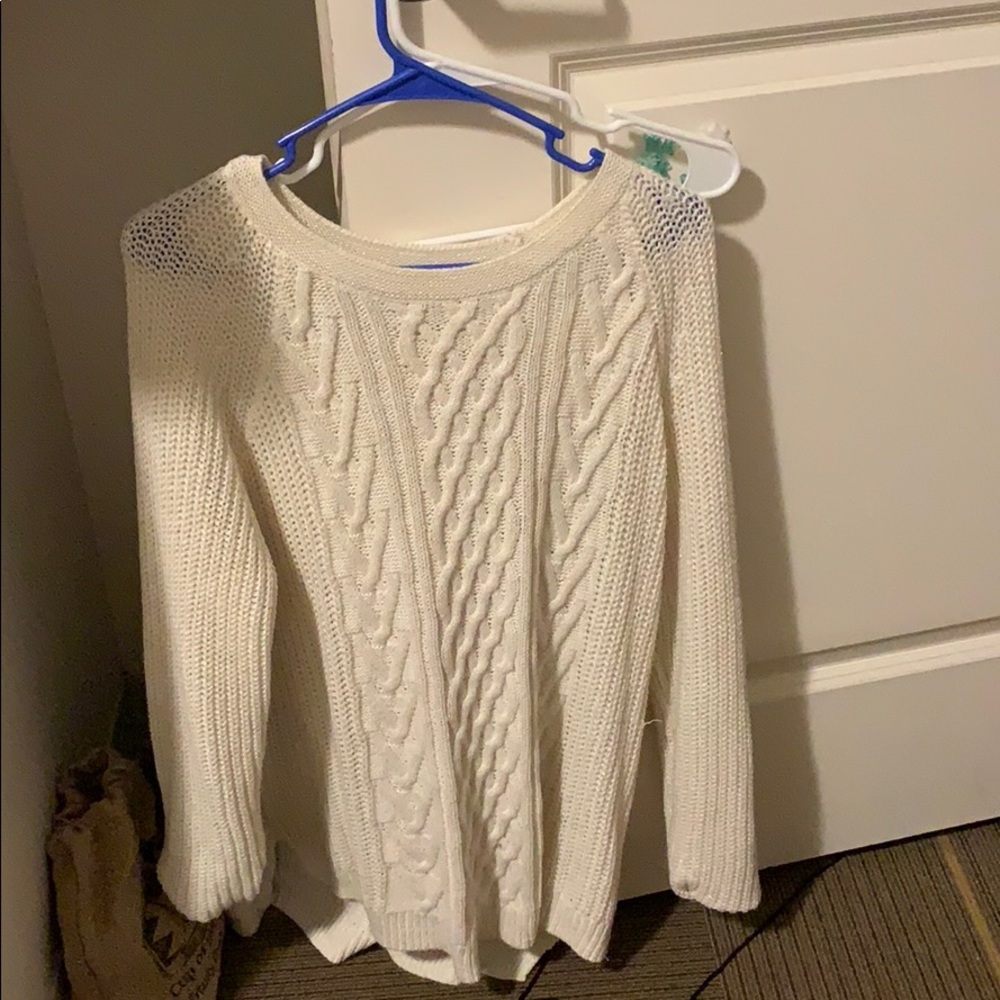 White sweater